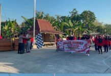 Pemdes Campurasri Gelar Senam Bersama dan Jalan Sehat Meriahkan HUT RI ke-81