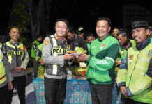 Polres Bojonegoro Perkuat Sinergi Harkamtibmas, Gelar Doa Bersama Komunitas Ojol