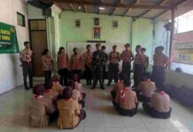 Kenalkan Saka Wira Kartika, Koramil 0815/03 Sooko Gelar MPLK Minggu Pertama