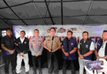 Polda Jatim dan Tim Gabungan Lakukan Penindakan dan Penegakan Hukum Narkoba di Jalan Kunti Surabaya