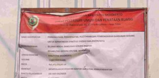 Dinas PUPR Mojokerto Rehabilitasi Gedung KPU Senilai Rp2,47 Miliar, Diarahkan Jadi Contoh Pembangunan Berkualitas